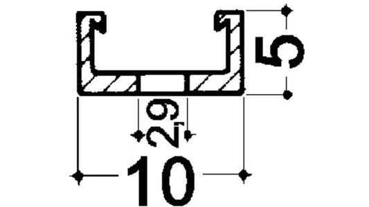 Halteprofile HEBGO 127 Länge 5250mm