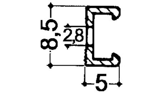 Halteprofile HEBGO 139 Länge 5250mm