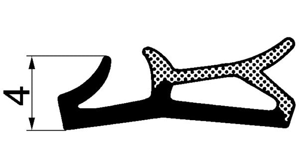 Dichtungsprofile HEBGO 554 Rollenlänge 1