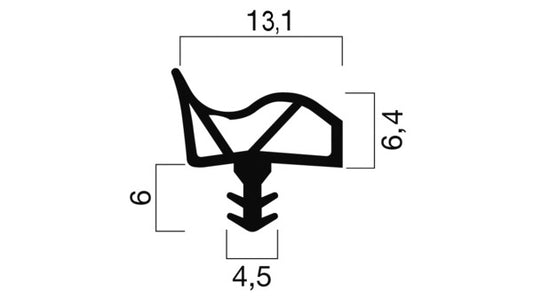 Dichtungsprofile GOLL A 1011 beigebraun