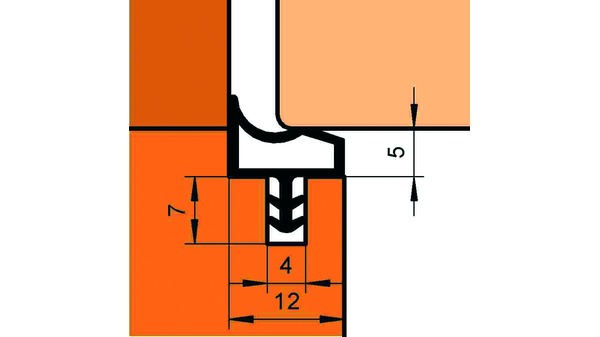 Dichtungsprofile DEVENTER S 3967, rustik