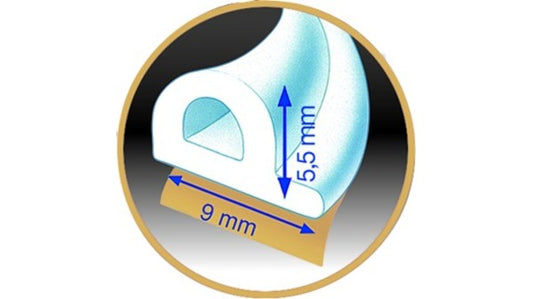 Dichtungsbänder TESAMOLL Hohlprofil, bra