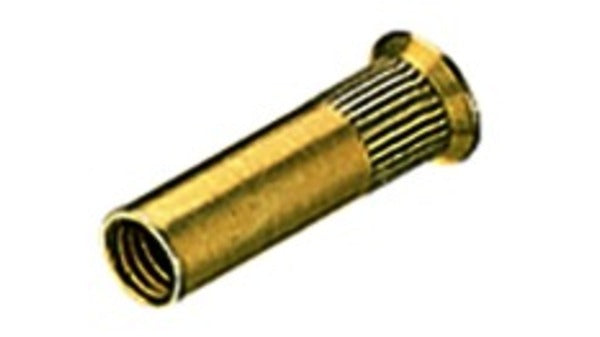 Hülsen Stahl vermessingt