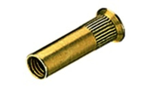 Hülsen Stahl vermessingt