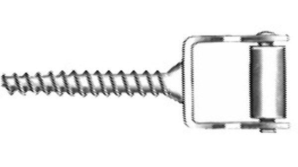 Endkloben mit Rolle, Stahl verzinkt, Lic