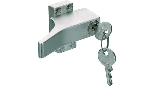 Fenstersicherungen MEGA vernickelt matt,