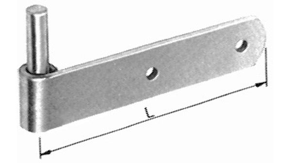 Futterkloben für Doppelladen verzinkt, l