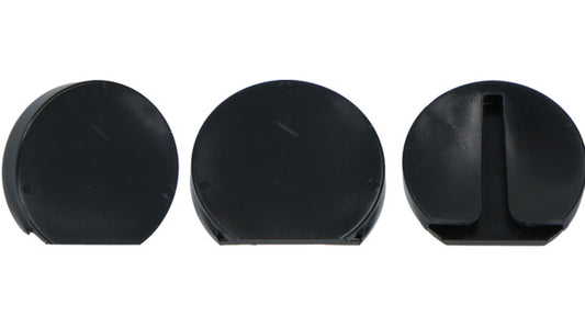 Kunststoff-Anschläge, schwarz zum Aufste