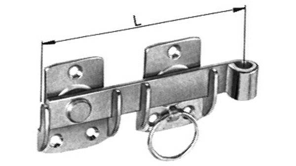 Jalousie-Verschlüsse 120 schwarz pulverb