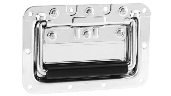 Klappgriffe gefedert, 154 mm Stahl verzi