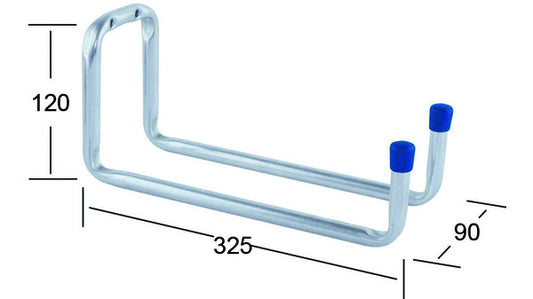 Universalhalter, Ausl. 325 mm Stahl verz