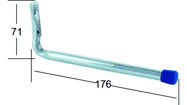 Universalhalter, Ausl. 176 mm Stahl verz