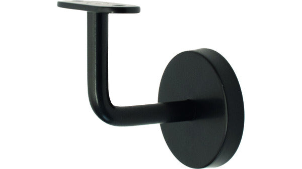 Handlaufhalter 02 gerade, schwarz