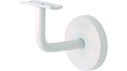 Handlaufhalter 02 gewölbt, weiss