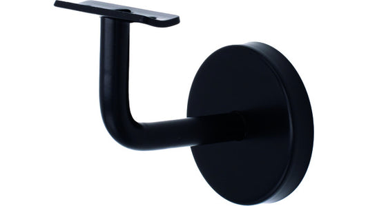 Handlaufhalter 02 gewölbt, schwarz