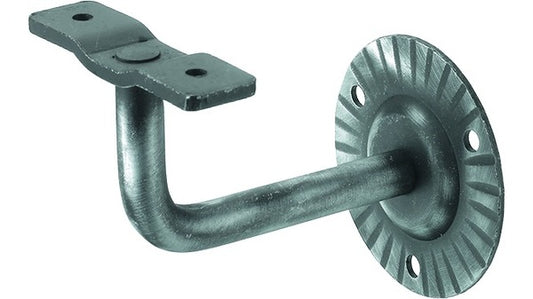 Handlaufstützen, Ausl. 85 mm Stahl schwa