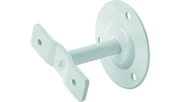 Handlaufstützen, gerade Stahl weiss besc