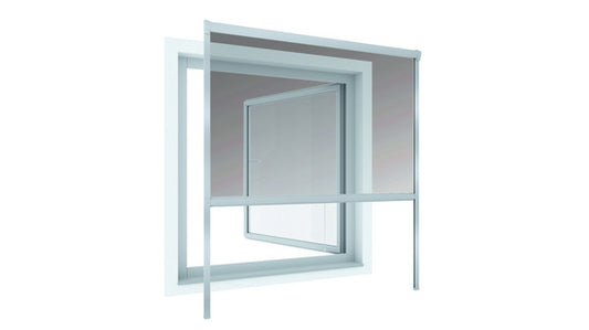 IS Plus Rollo Fenster 130x160cm alu-natu