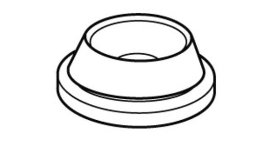 Wand-Klipp C80, Kunststoff weiss