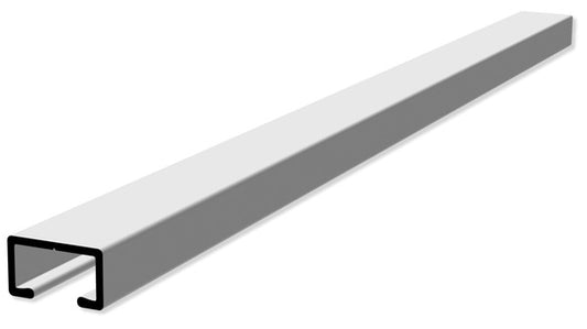 Vorhangschienen VS, gelocht Alu, F1 = si