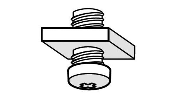 Feststeller, Stahl vernickelt für 'Mini'