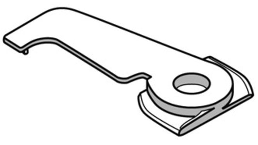 Spannriegel, Kunststoff weiss