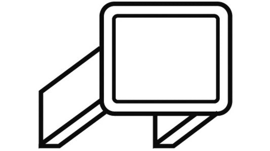 Seitenabschluss S100 schwarz