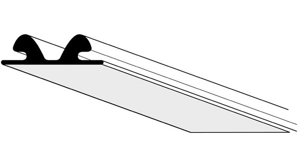 Abdeckband (Gipsschutz) Kunststoff weiss