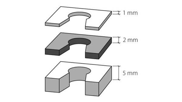 Unterlagscheiben, Dicke 5 mm Kunststoff