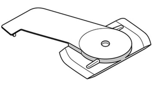 Montage-Spannriegel SP, Kunststoff weiss