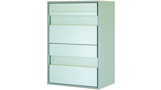 Sicherheitsbriefkästen HUBER weissalumin