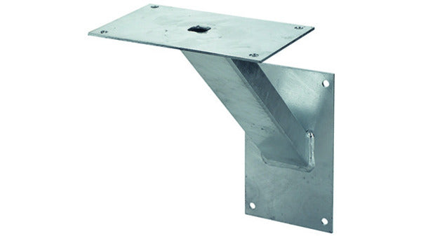 Wandkonsolen, Platte 120x200mm Stahl feu