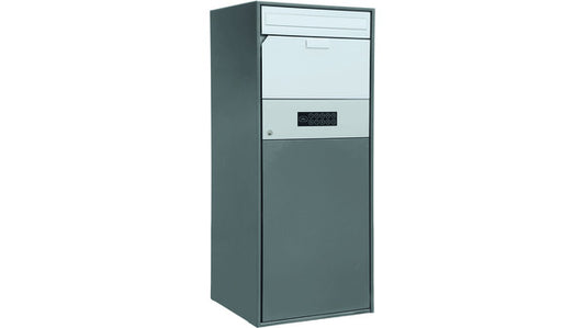 SchlaueBox Single M3 grau metallic