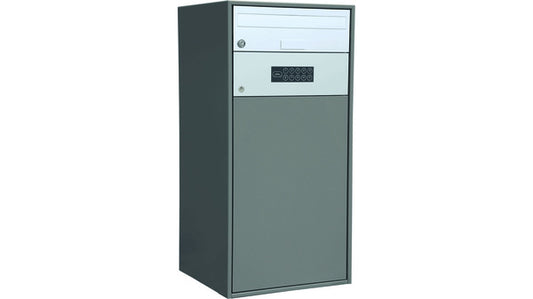 SchlaueBox Single M2 grau metallic