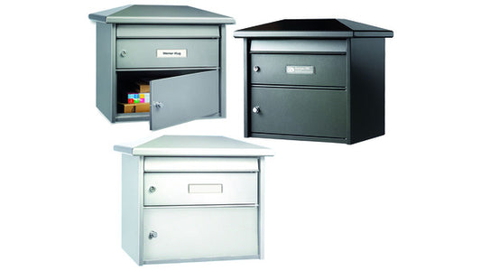 Burg Briefkasten Europa CH 732 silber