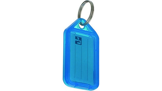 Schlüsseletiketten KT1000 blau, Kunstst.