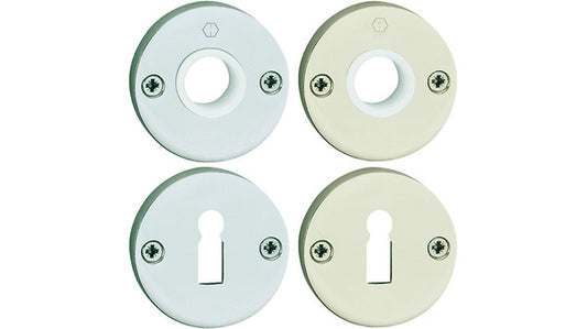 Schlüsselrosette PZ HOPPE Alu silberf.el