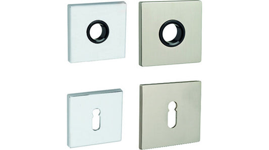 Schlüsselrosette PZ MEGA Zink verchromt