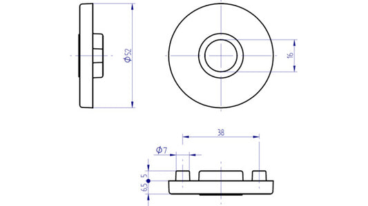Drückerrosette MEGA 34.120